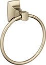 Amerock BH36012BBZ Golden Champagne Towel Ring | Highland Ridge Bath Accessory | 7-7/16 in (189 mm) Length | Hand Towel Holder for Bathroom Wall or Small Kitchen