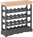 Wine Cabinet Black 27.6"x8.9"x27.8" MDF Bar cabinets for Home Wine Rack Wine Bottle Holder for Wine cellars, Bars and basements.