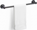 24 Inch Bathroom Towel Bar, Oil Rubbed Bronze Wall Mounted Towel Rack, Bathroom Towel Holder for Hand Towels, Stylish Towel Bar for Bathroom Decor