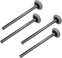 The ROP Shop (4-Pack) 2" Nylon Garage Door Roller with Cap, 7" Shaft Stem & 13-Ball Bearing