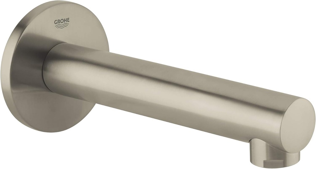 GROHE 13274EN1 Concetto Bathtub Faucet Tub Spout, Brass, Brushed Nickel Infinity Finish