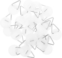 50pcs Invisible Round Hook Plate Hangers Bowl Wall Hanger for Plates Storage