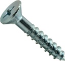 014973474089 Phillips Flat Wood Screws, 16 x 1-1/2, Piece-50
