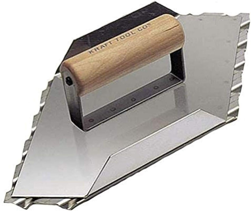 Kraft Tool CF083 Safety Ramp Hand Left Groover 3/4-Inch Spacing, 13-1/2 x 5-1/2-Inch