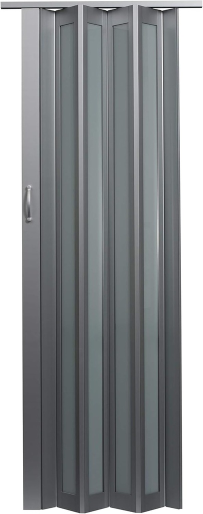 LTL Home Products HSMETRO3280ALTQ Spectrum Metro Frosted Plexiglas Accordion Folding Door, 36" x 80", Aluminum