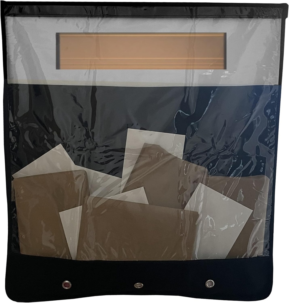 Slimline Mail Slot Catcher, Post Letter Box Cage Ideal for UPVC, Glass, Wood and Metal Doors. Strong Adhesive Letters, Small Packages, Magazines. No Screws or Tools Required