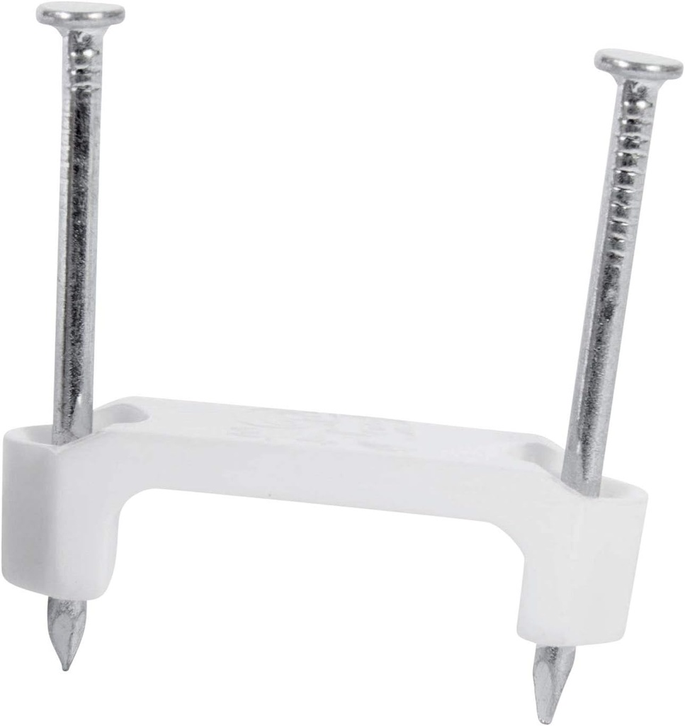 Gardner Bender PS-550 Plastic Staple, 1/2 in., 14/2, 12/2, 10/2 (NM) Cable, White