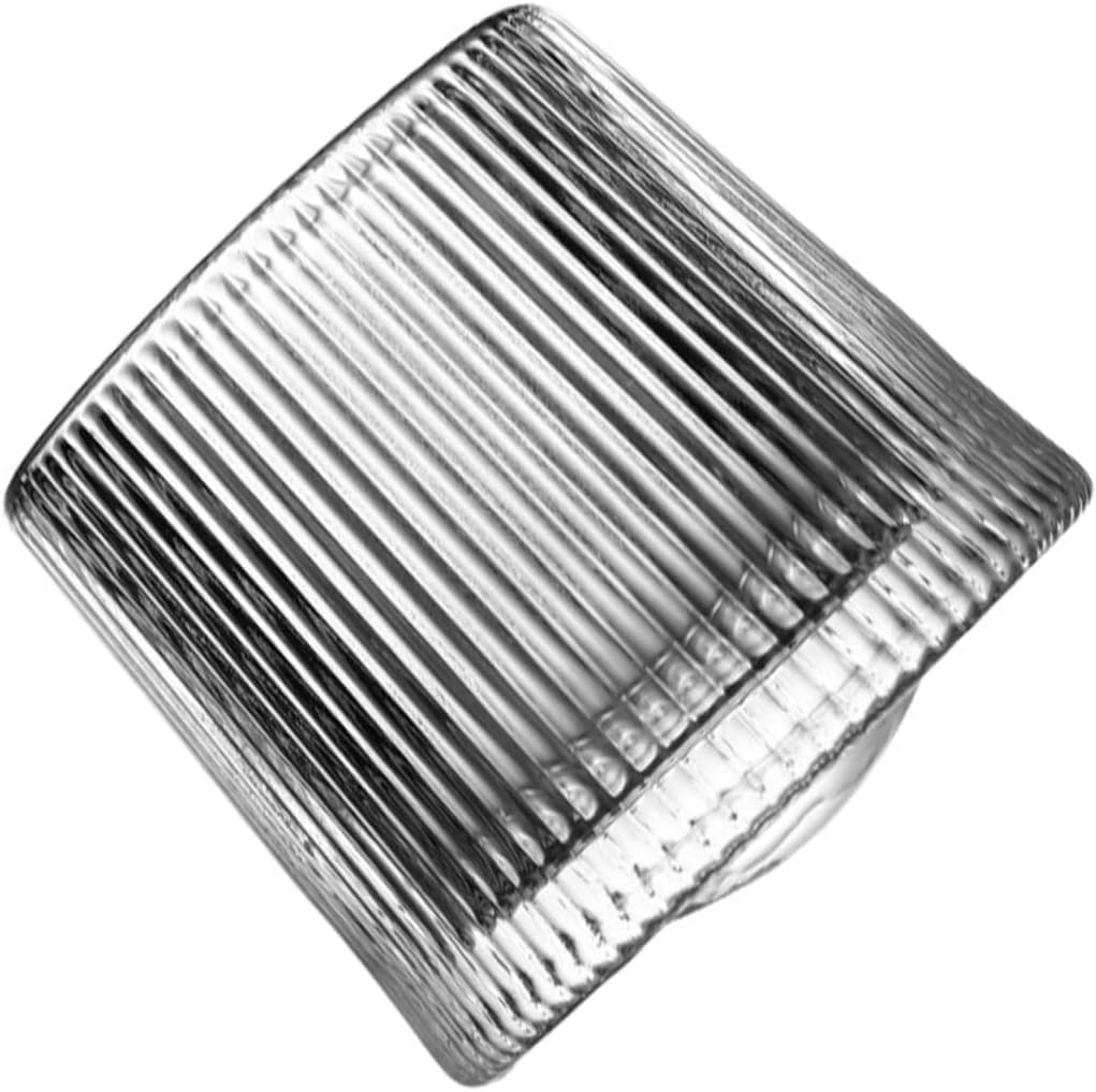 Magnifying Glass Effect Vertical Lines Tumbler Whiskey Cup Wine Glass Beer Mug