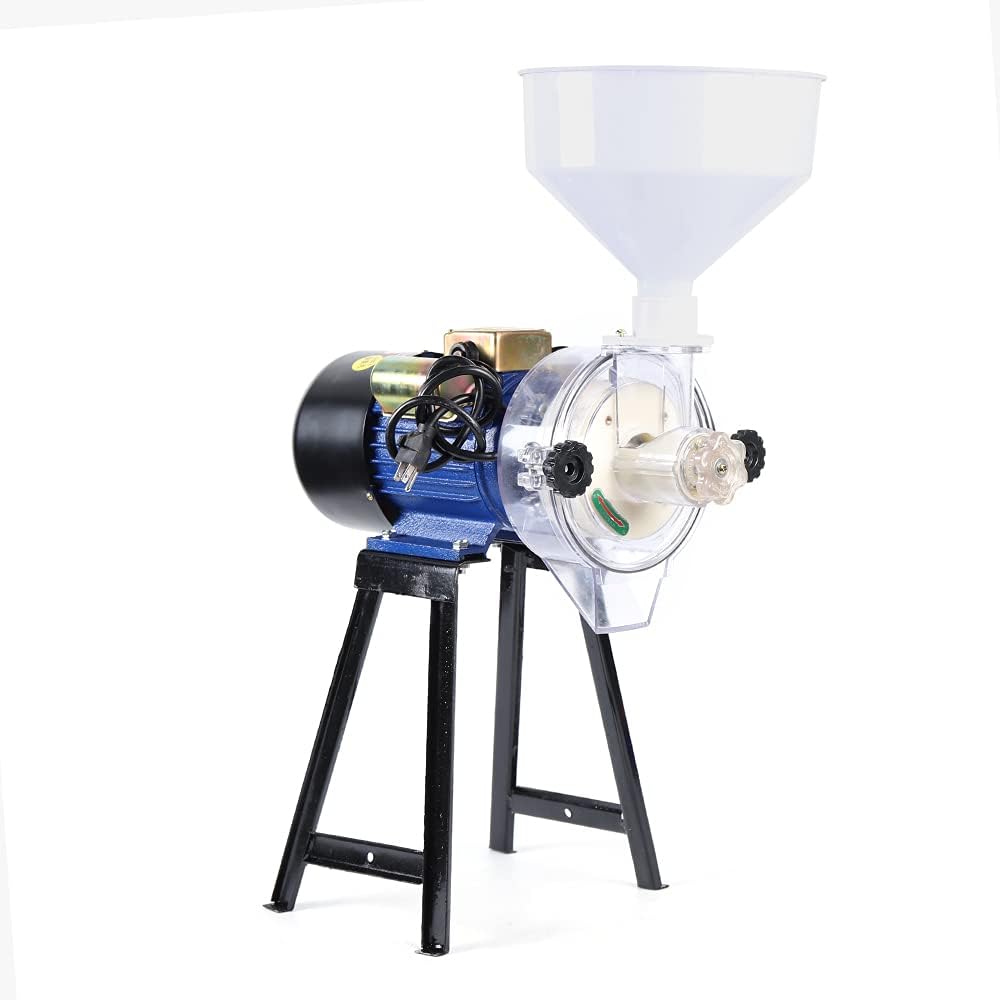 TFCFL 2200W Electric Grain Mill Machine Corn Grinder, Heavy Duty Electric Wet Feed Mill Corn Rice Soybean Coffee Milling Machine for Commercial Home Use