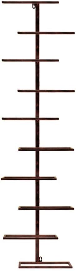 Organize Kitchen Wrought Iron Wine Rack Wall Mount Wine Bottle Storage Organizer Rustic Home Décor, Wine Shelf for Bar/Kitchen/Cabinet/Cellars