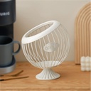 Coffee Pod Holder, K Cup Holder for Counter, coffee holder container，Large Capacity K Cup organizer and Espresso Pod Organizer for Countertop, Metal Coffee Pods Storage Organizer (white)