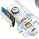 Ultra-Slim Bidet Attachment for Toilet with Filter, Chlorine-Free Fresh Water, pH balance, Non-Electric Bidet Toilet Seat Attachment with Pressure Controls, Dual Nozzles(Frontal/Rear),No Gaps No Leaks