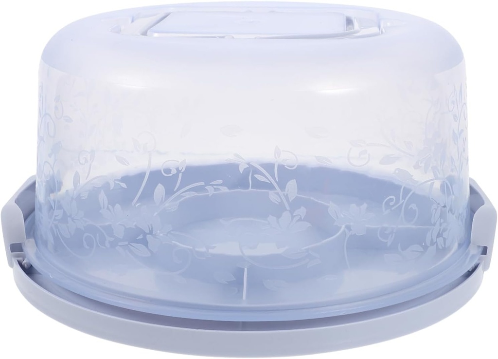 Mikinona Mini Cake Box Bakery Box Cake Carrier Reusable Cupcake Carriers for Home Baking Round Cake Carrier Cake Storage Box