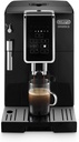 De'Longhi Dinamica Espresso Machine, Black - Automatic Bean-to-Cup Brewing, Built-In Steel Burr Grinder & Manual Frother - One-Touch Hot & Iced Coffee - Easy Cleanup