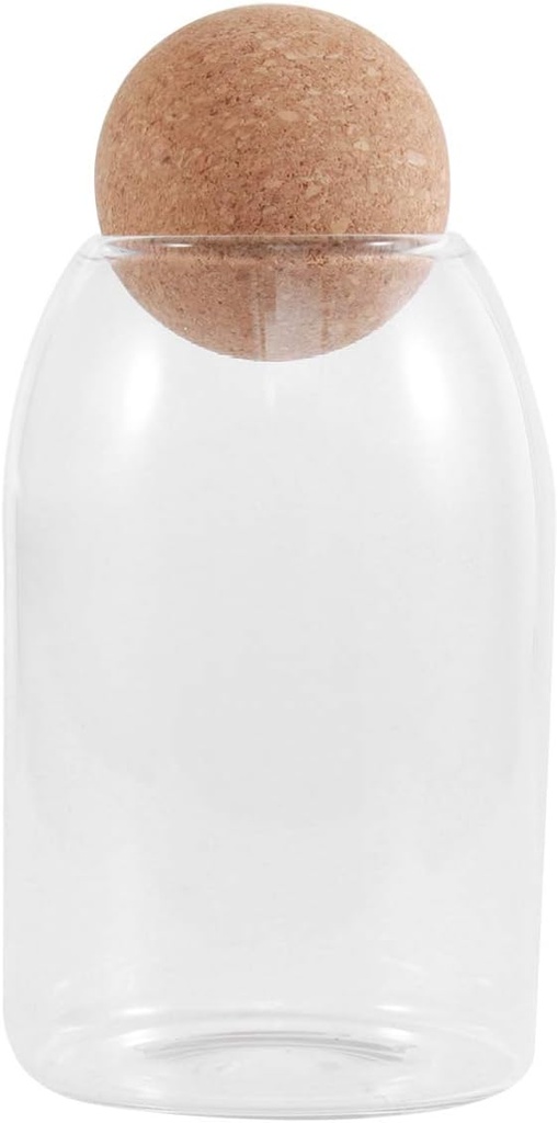 Hemoton 1pc Storage Jar Heatproof Kitchen Container Transparent Sealed Jar for Cereal Tea Leaves and More and Essential for Home Organization
