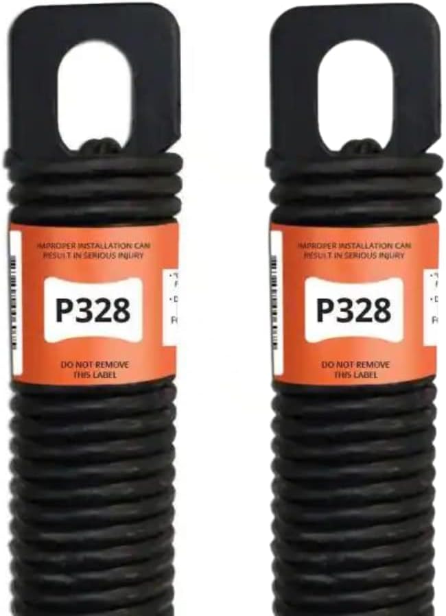 P328 - 28 in. Garage Door Plug-End Extension Spring (0.244 in. No. 3 Wire) (Pack of 2)