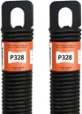 P328 - 28 in. Garage Door Plug-End Extension Spring (0.244 in. No. 3 Wire) (Pack of 2)