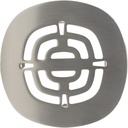 Westbrass Brass Snap-In Shower Strainer Grid, Satin Nickel, D316-07