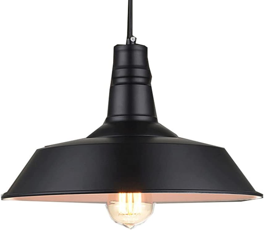 Pendant Light, American Country Food Retro Personalized Art Lampshade E27 Chandeliers Hanging Lighting Loft Industrial Style Single Head Bar Pendant Lamp