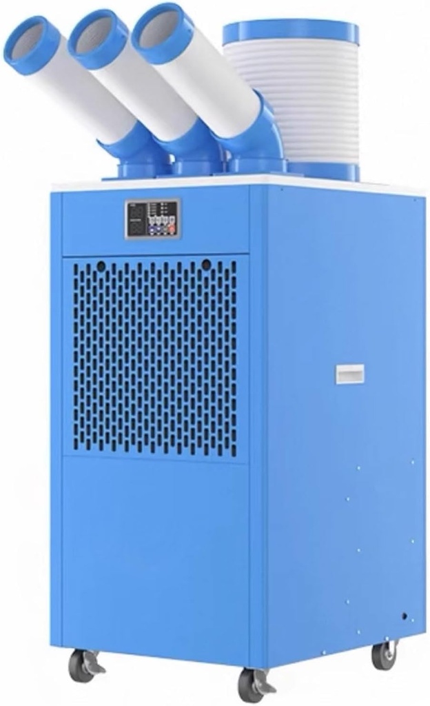 Swamp Cooler Air Conditioner Separate Hot and Cold Water Evaporative Air Cooler Air Duct Can Be Rotated and Stretched Air Cooling Fan for Outdoor, Office, Home(57.3 * 65.5 * 108.5cm)