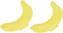 Leadigol 2 PCS Banana Container, Banana Case, Banana Guard Banana Keeper Holder Banana Protective Case Lunch Fruit Storage Box for Outdoor Travel