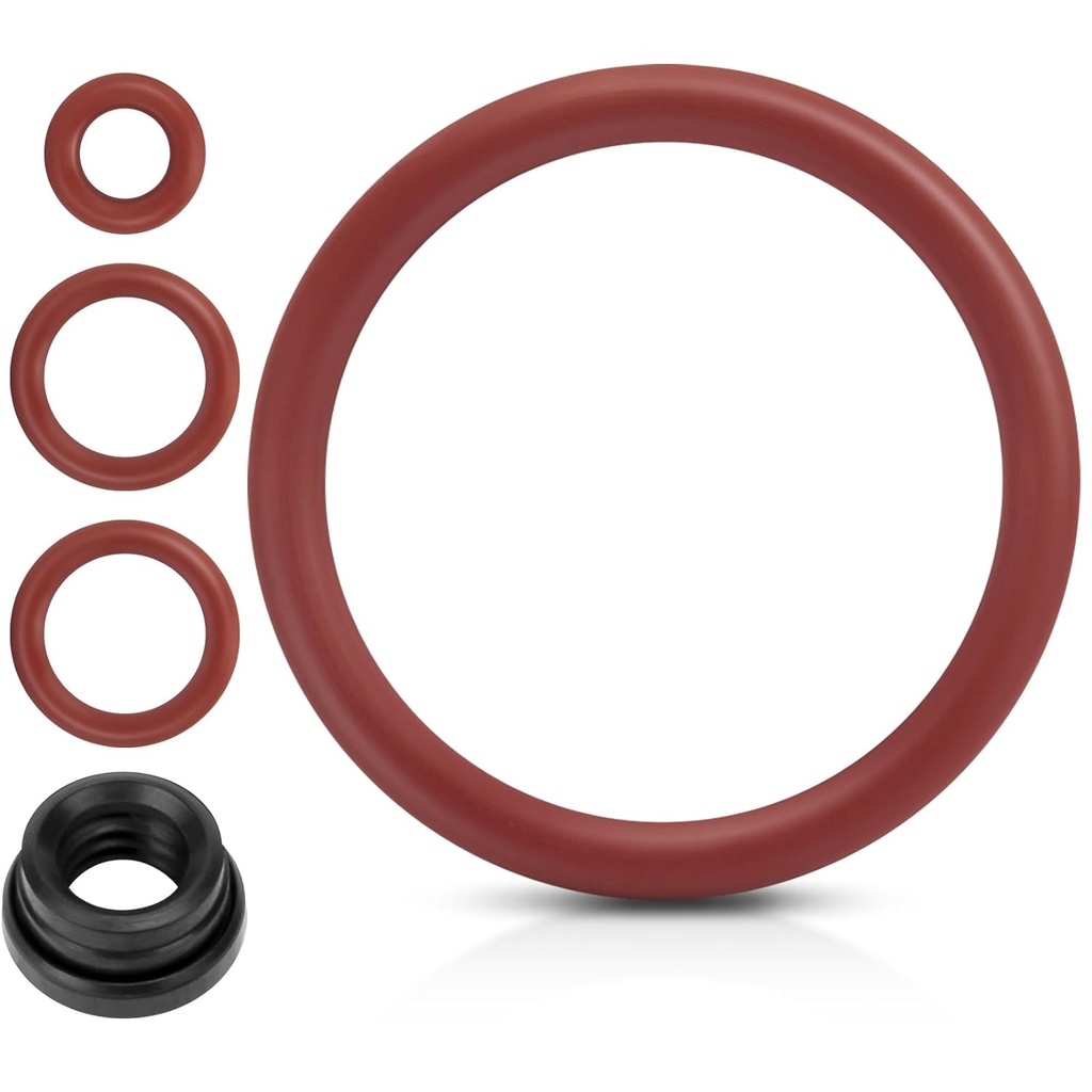 Seal O-Ring Maintenance Kit, Espresso Machine O-Ring Parts, Gasket Seal Set for The Water Tank, Brew Unit and Boiler Outlet Fit for Saeco Philips and Gaggia Coffee Machines