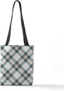 CafePress Light Plaid Pattern 13"x13" Reusable Grocery Shopping Sling Tote Bag