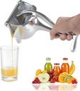 Large Lemon Squeezer, Aluminium Alloy Manual Fruit Citrus Juicer, Heavy Duty Hand Press Orange Juicer, Lemon, Pomegranate and Lime, Easy Squeeze Extractor Tool, Bonus 6 Pcs Filter Bags
