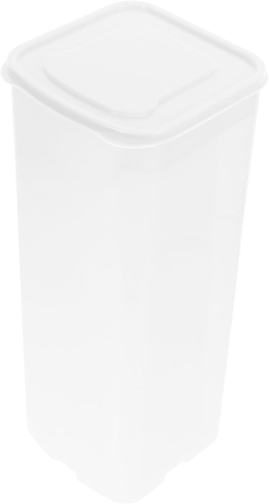 Detachable White Bread Storage Box with Portable PP Bread Organizer for Kitchen Countertops and Pantry Sealed Freshness Container for Toast