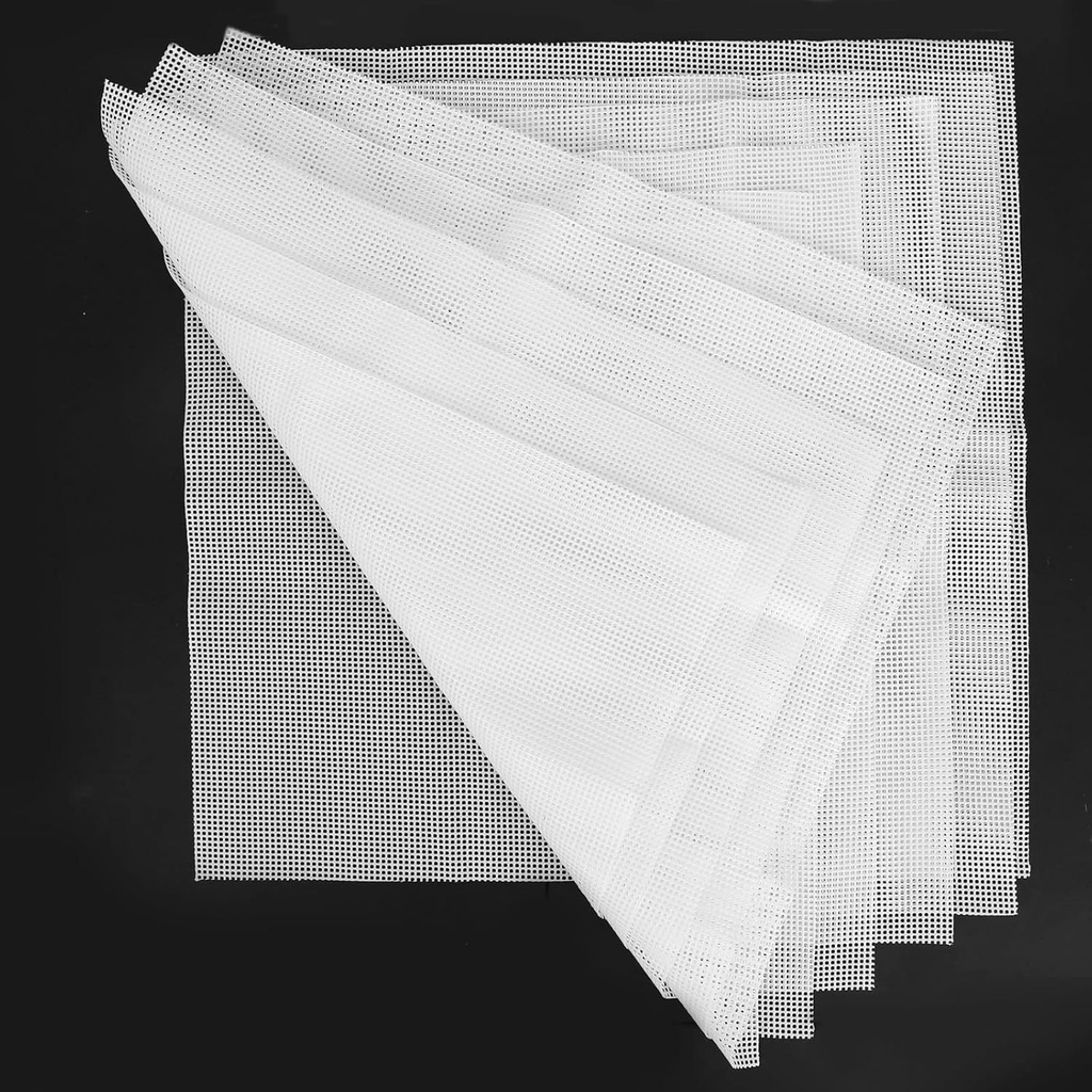 6 Pack Silicone Dehydrator Sheets - Rectangular, White, Food Safe - Non Stick, Reusable for Fruit Dryer & Freeze Dryer