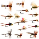 Outdoor Planet 24/26/36 Ultimate Fly Fishing Assorted Flies Kit with Hand-Tied Dry, Wet Flies, Nymphs, Streamers, Terrestrials, Leeches - Ideal Lure Set for Trout, Bass, Salmon, Steelhead for Anglers