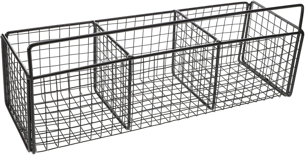 Wall Hanging Storage Basket for Kitchen Mesh Spice Rack Organizer for Garlic Ginger Onions Design with Drainage Feature Modern Kitchen Decor