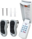 XSPANDER 315MHz/390MHz Garage Door Opener Keypad and Remote GK-R OKP-BX GK-BX Fit for Overhead Opener Model Destiny 1200, Destiny 1500, Standard Drive 650, Legacy 496CD