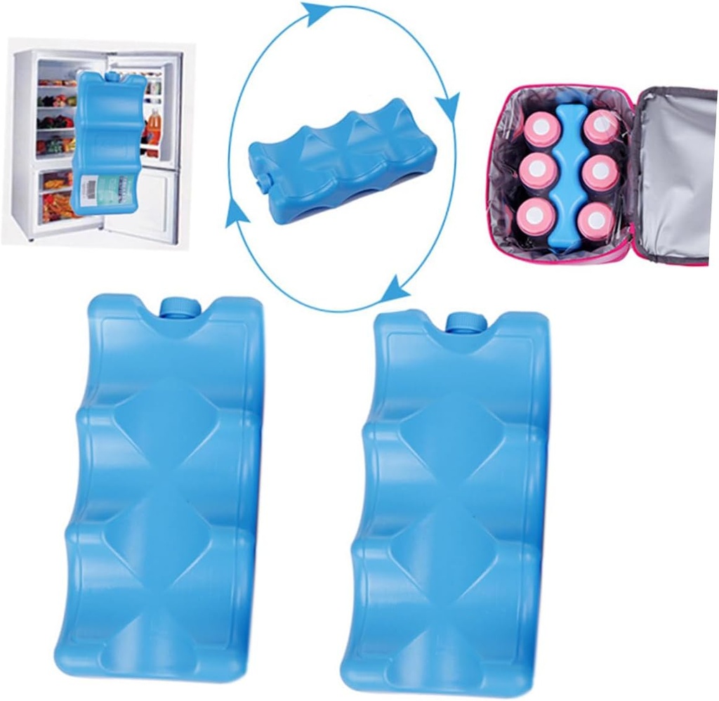 Blue Ice Pack for Food Storage Reusable Ice Container Food-grade Compact for Coolers Lunch Boxes and Picnics