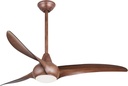 Minka-Aire F844-DK Light Wave 52" Ceiling Fan with LED Light and Remote, Distressed Koa