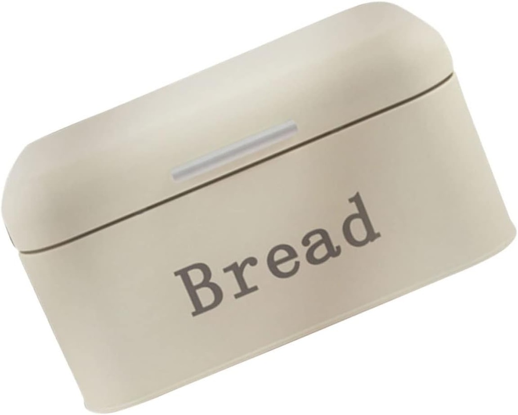 Metal Bread Box Capacity Kitchen Countertop Storage Canister for Bread Pastries Snacks Organizer