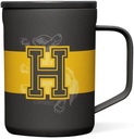 Corkcicle Harry Potter Coffee Mug - Stainless Steel Insulated Cup With Lid For Tea & Coffee - Non-Slip Silicone Base - Durable Travel Mug - Dishwasher Safe - BPA Free - Easy Grip - 16 oz - Hufflepuff