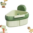 Sink Strainer Basket, New Upgraded Suction Cup Press Sink Drainer Basket Hanging Kitchen Sink Strainer Basket, for Food Waste, Sink Protectors for Kitchen Sink (Green 1 Pcs)