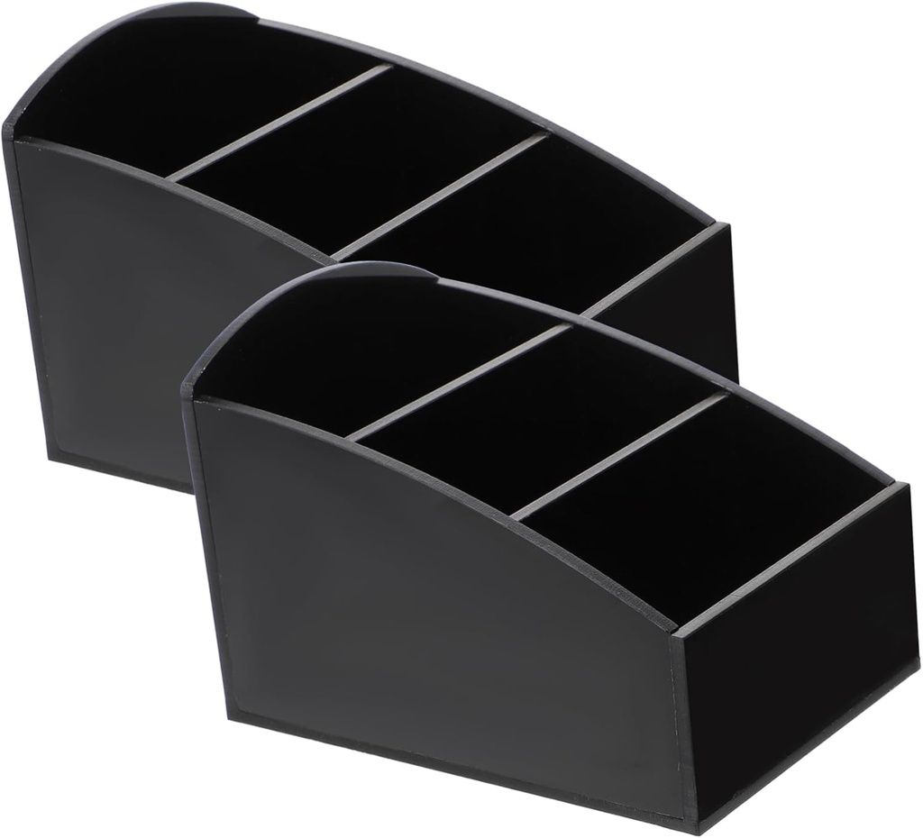 2pcs Coffee Station Accessories Bar Supplies Holder Desktop Sugar Bag Storage Box