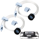 Accessory Hose Compatible with Deluxe Food VS-12 Vacuum Sealer，Suitable for all sealing zipper bags, wine plugs, jar seals, vacuum sealing agents (attachment hose For Deluxe Food VS-12) (2, Blue)