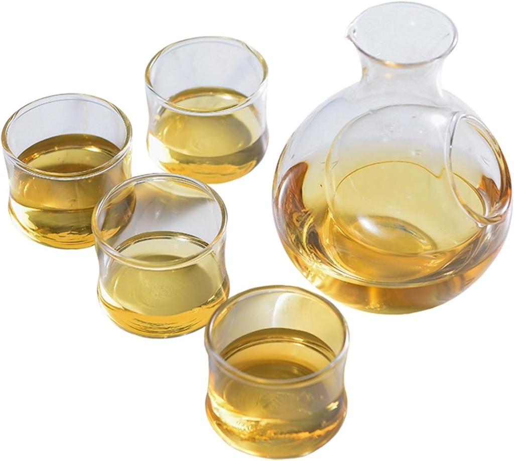 Warm and Cold Wine Pot White Wine Set Home Small Wine Cup Wine Divider Wine Pot Sake Glass