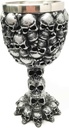 Ossuary Rock Molded Skull Head Heaps Eternal Voyage 5oz Wine Drink Goblet Chalice