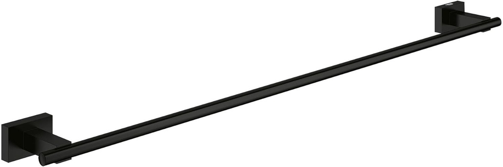 Grohe 405092431 Essentials Cube 24-Inch Towel Bar, Matte Black