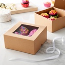 6 Packs: 3 ct. (18 total) Kraft Cupcake Boxes by Celebrate It®