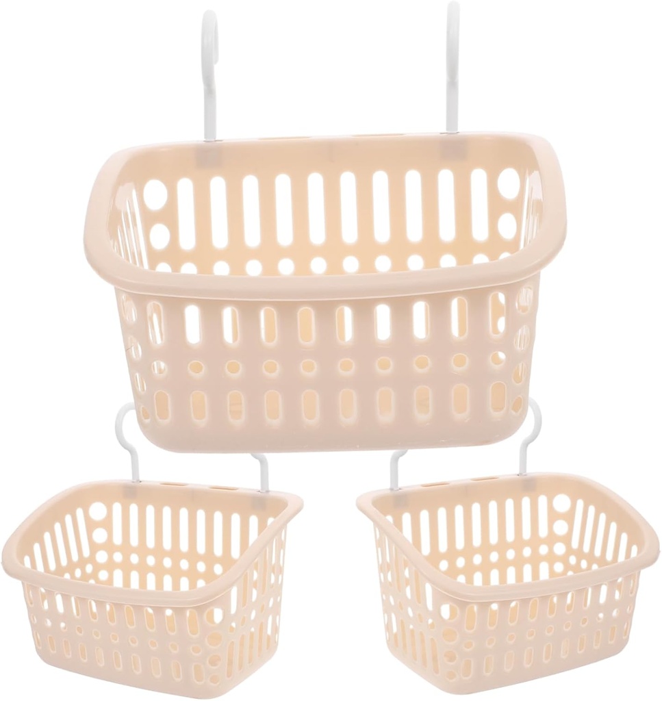 ARTIBETTER 3pcs Hanging Shower Hanging Baskets Kitchen Vegetable Basket Ginger Storage Decorative