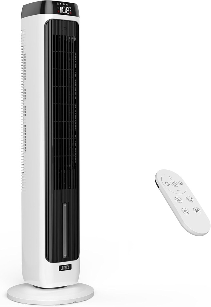 JRD 80° Oscillating Air Cooler Tower Fans Fast Cooling for Home Room, Office, 41inch