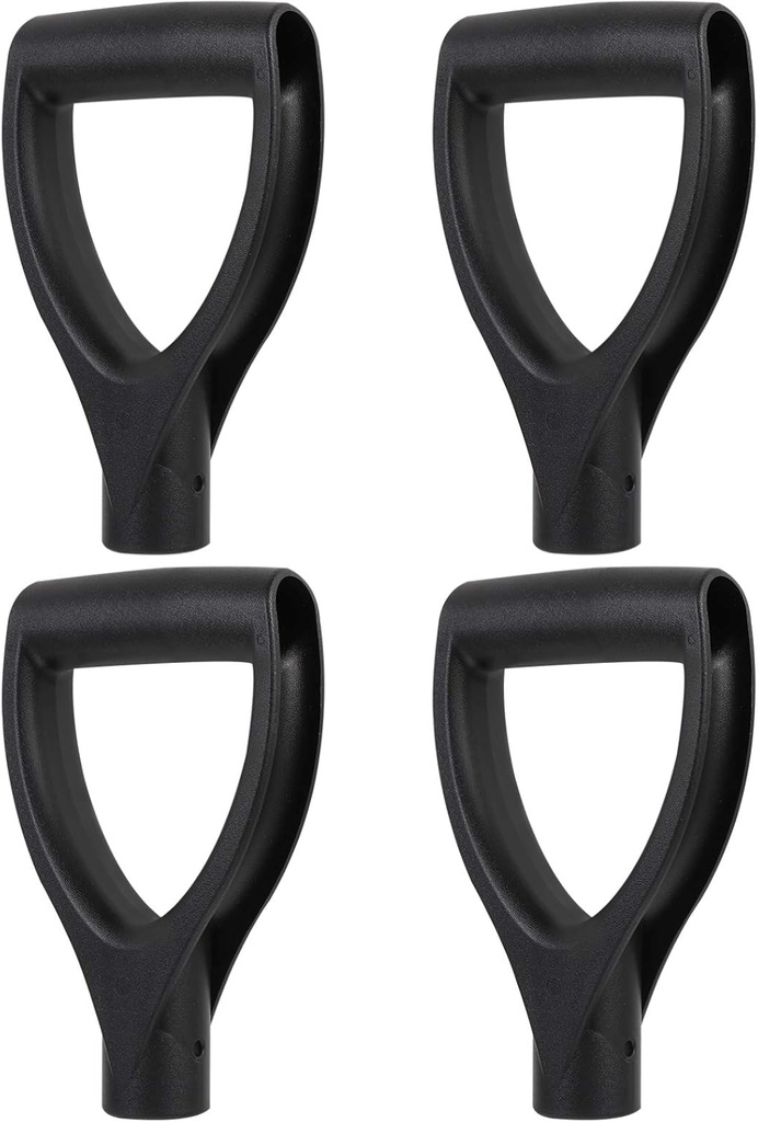 VOSAREA 4pcs Pull Pole Lift Lightweight D Grip Hand Shovel Handle for Digging Scoop Replacement Raking Gardening Tool Snow Removal Garden Tools