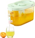 Drink Dispensers for Parties,Square Lemonade Dispenser, Drink Serving Dispenser - 1 Gallon Beverage Dispenser Cold Drink Container with Cup Hook & Filter for Juice, Water, Ice Tea, Milk