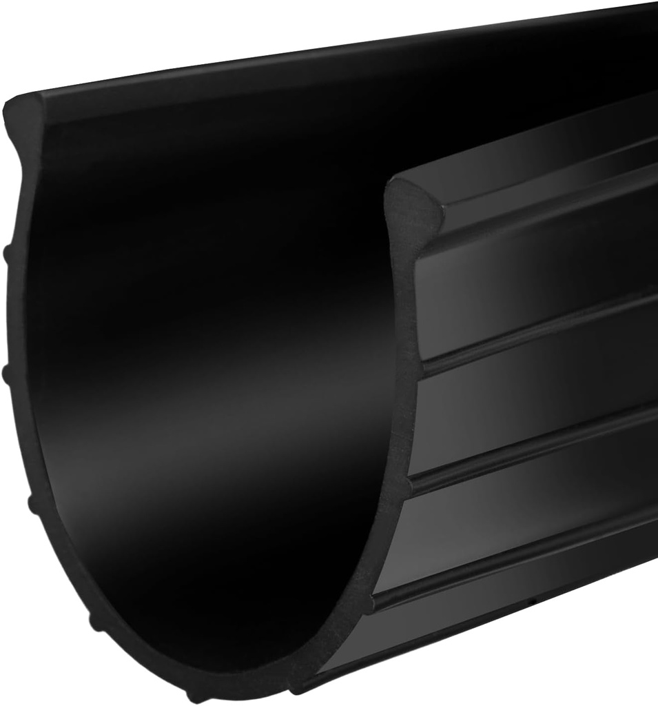 16FT Replacement Garage Door Bottom Seal 154448 Vinyl Weather Stripping for Wayne Dalton Garage 8000/9000 Series Steel/Thermaguard/Foamcore Style/Overhead Doors 5/32 in Bead Ends 3 Inch Width