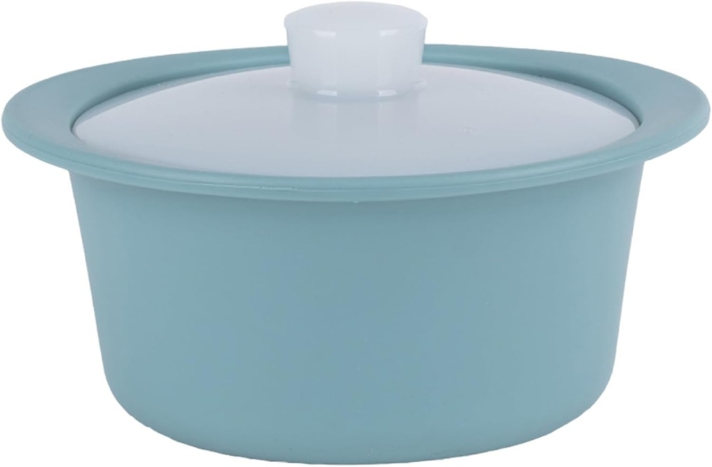 Microwave Steamers, Food Grade Silicone Microwave Pot with Handle & Lid, Oven & Dishwasher Safe for Vegetables, Cooking Bowls, Food Bowl, Silicone Steamers